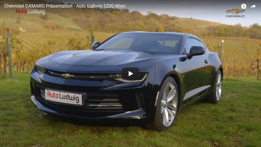 Chevrolet Camaro Fahrzeugprasentation Autoludwig Gmbh