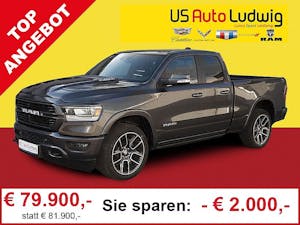Dodge Ram Quad Cab Laramie Sport*Luft*12′‘Navi*22%Zoll bei AutoLudwig GMBH in 3x in 1230 Wien | US-Neuwagen (CADILLAC, CORVETTE, CHEVROLET, DODGE, RAM) | Multimarken Gebrauchtwagenhandel | KFZ Werkstatt mit Bosch Service