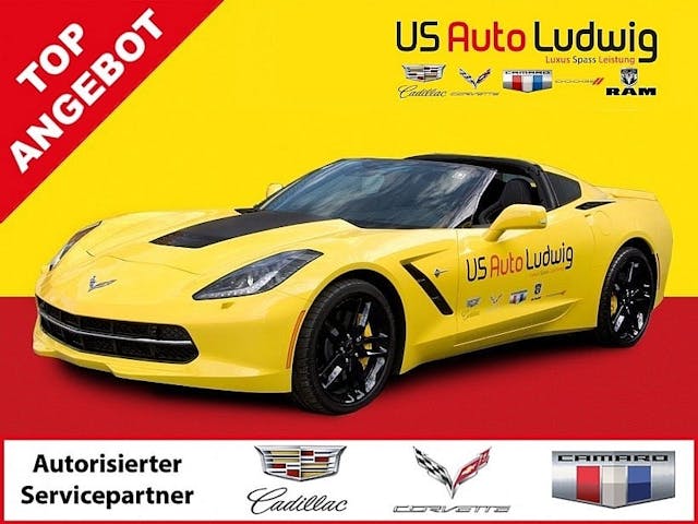 Chevrolet Corvette Coupe 6.2 V8 AT Corvette Stingray Coupe 6.2 V8 AT bei AutoLudwig GMBH in 3x in 1230 Wien | US-Neuwagen (CADILLAC, CORVETTE, CHEVROLET, DODGE, RAM) | Multimarken Gebrauchtwagenhandel | KFZ Werkstatt mit Bosch Service