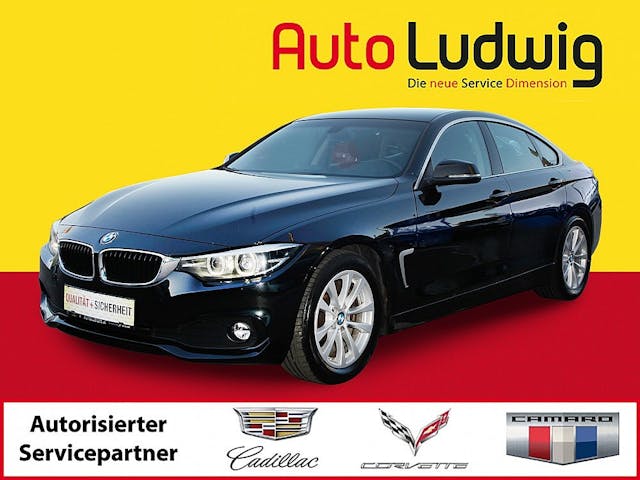BMW 4er-Reihe Gran Coupe Advantage Aut. *NAVI *LED*SHZ*TEMPO bei AutoLudwig GMBH in 3x in 1230 Wien | US-Neuwagen (CADILLAC, CORVETTE, CHEVROLET, DODGE, RAM) | Multimarken Gebrauchtwagenhandel | KFZ Werkstatt mit Bosch Service