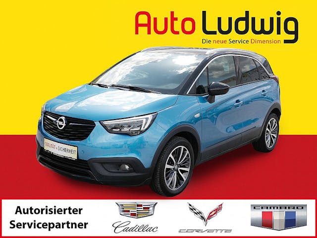 Opel Cross­land X 1,5 CDTI Blu­eIn. Ulti­ma­te Start/Stop System bei AutoLudwig GMBH in 3x in 1230 Wien | US-Neuwagen (CADILLAC, CORVETTE, CHEVROLET, DODGE, RAM) | Multimarken Gebrauchtwagenhandel | KFZ Werkstatt mit Bosch Service